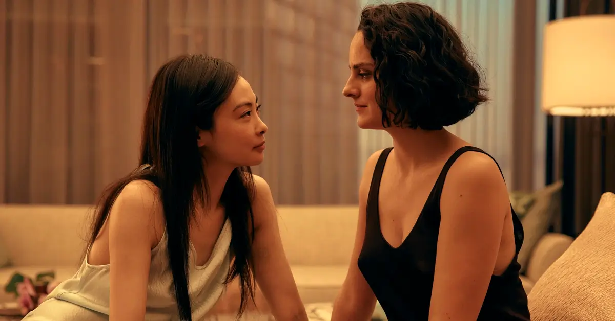 Elenco de Emmanuelle (2024) - Cena de Emmanuelle (2024) com Noémie Merlant e Chacha Huang