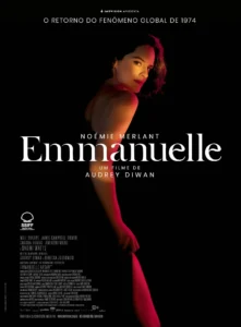 Pôster oficial do filme Emmanuelle (2024), filme dirigido por Audrey Diwan