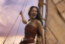 Atriz Catherine Laga'aia como Moana no primeiro teaser do live-action da Disney, com estreia prevista para julho de 2026.
