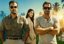 Henry Cavill, Eiza González e Jake Gyllenhaal em pôster oficial do filme de ação e suspense Na Zona Cinzenta (In the Grey), dirigido por Guy Ritchie.