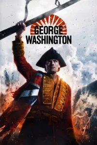 Pôster de George Washington (2026) com William Franklyn-Miller caracterizado como o jovem George Washington em uniforme militar