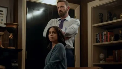 Ben Affleck e Kerry Washington em cena de Sobrevivência, filme de suspense da Netflix