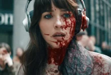 Dakota Johnson ensanguentada em cena de Verity (2026)