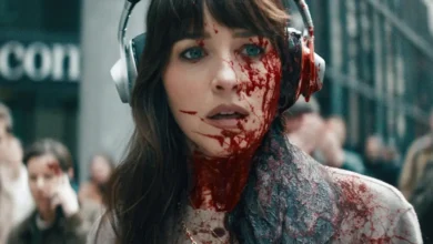 Dakota Johnson ensanguentada em cena de Verity (2026)