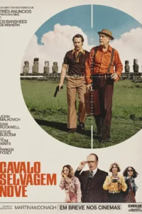 Pôster oficial de Cavalo Selvagem Nove (2026) Pôster oficial de Cavalo Selvagem Nove (2026), filme de Martin McDonagh com John Malkovich, Sam Rockwell, Steve Buscemi, Tom Waits e Parker Posey.