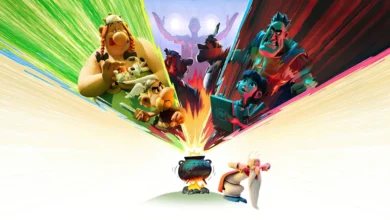 Imagem promocional de Asterix e Obelix: O Combate dos Chefes, minissérie em animação da Netflix