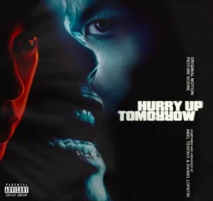 Capa da trilha sonora de Hurry Up Tomorrow: Além dos Holofotes (2025), filme com The Weeknd