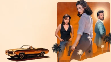 Honey Don't (2025) – Aubrey Plaza, Margaret Qualley e Chris Evans em pôster oficial do filme