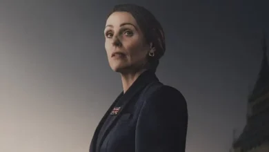 Suranne Jones em pôster de divulgação da minissérie Refém (2025), produção da Netflix.