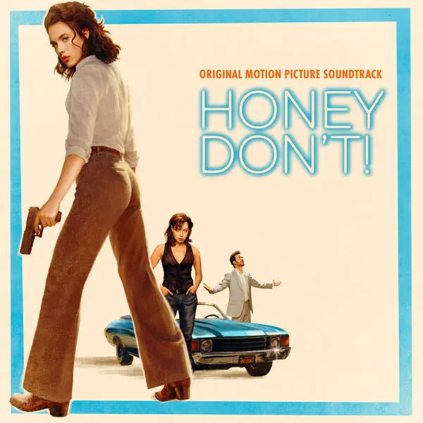Capa da trilha sonora de Honey Don’t!, filme de Ethan Coen com Margaret Qualley e Chris Evans