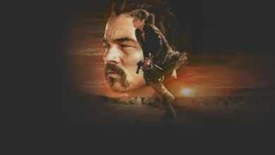 Pôster de divulgação de Uma Batalha Após A Outra, filme de Paul Thomas Anderson com Leonardo DiCaprio, Sean Penn e Benicio Del Toro.