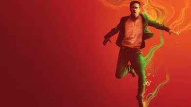 Colin Farrell em cena promocional de Balada de um Jogador (2025), novo filme da Netflix.