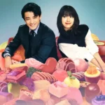 Shun Oguri e Han Hyo-joo em pôster promocional de Românticos Anônimos (匿名の恋人たち), série original da Netflix.
