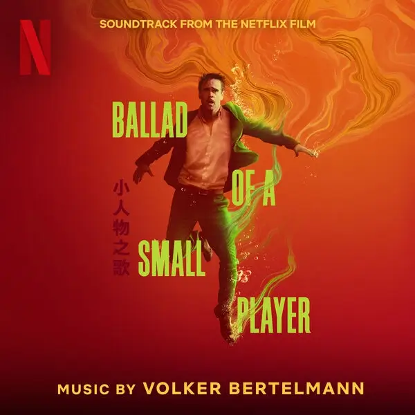 Capa oficial da trilha sonora de Balada de um Jogador (2025), filme da Netflix estrelado por Colin Farrell.