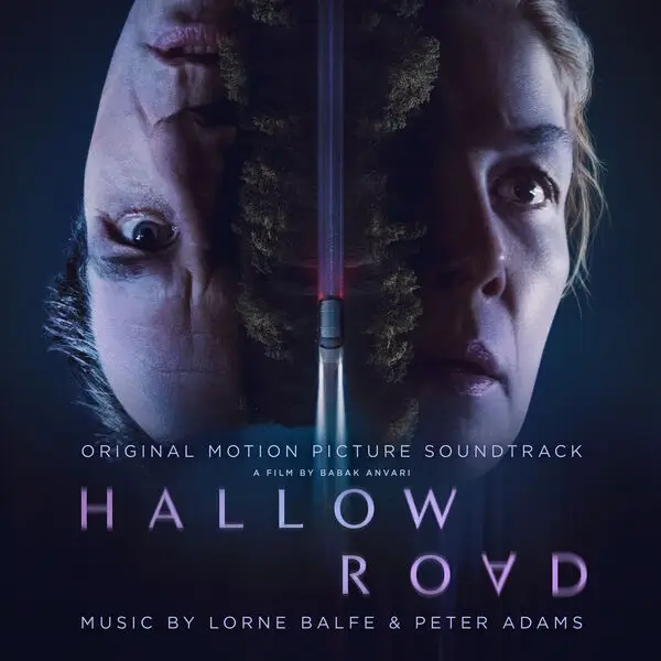 Capa da Trilha Sonora Original de Hallow Road: Caminho Sem Volta (2025), com arte dos atores Rosamund Pike e Matthew Rhys.