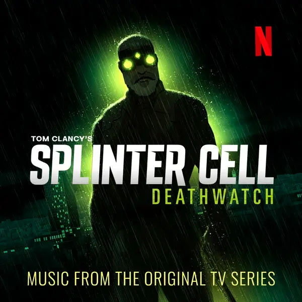 Capa oficial da trilha sonora de Splinter Cell: Deathwatch, série animada da Netflix baseada na franquia da Ubisoft.