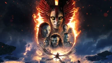 Imagem promocional impressionante de Avatar 3: Fogo e Cinzas com o novo clã do fogo.