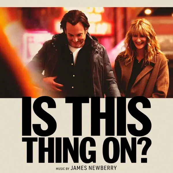 Capa da trilha sonora de Isso Ainda Está de Pé? Capa da trilha sonora de Isso Ainda Está de Pé?” com Bradley Cooper e Laura Dern caminhando e sorrindo.