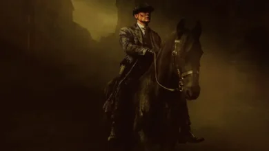 Cillian Murphy como Thomas Shelby a cavalo em Peaky Blinders: O Homem Imortal (2026)