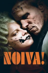 Pôster oficial de A Noiva! (The Bride), Pôster oficial de A Noiva! (The Bride), filme dirigido por Maggie Gyllenhaal e estrelado por Jessie Buckley e Christian Bale.