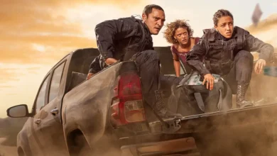 Allan Souza Lima, Thainá Duarte e Alice Carvalho em cena da 2ª temporada de Cangaço Novo, série do Prime Video lançada em abril de 2026