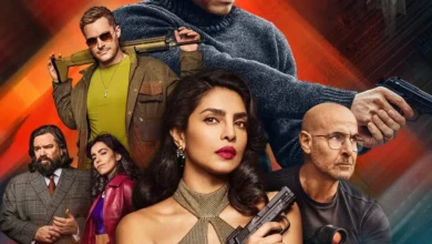 Imagem promocional da 2ª temporada de Citadel, série do Prime Video estrelada por Richard Madden, Priyanka Chopra Jonas, Ashleigh Cummings, Roland Møller e Stanley Tucci.