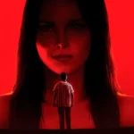 Inde Navarrette e Michael Johnston em arte promocional do filme Obsessão (2026)