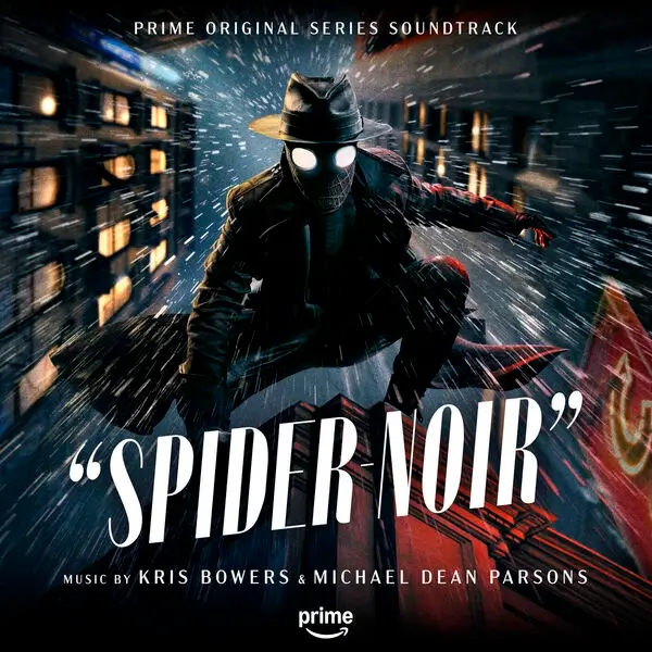 Trilha sonora de Spider-Noir (2026) Capa da trilha sonora de Spider-Noir (2026), série do Prime Video estrelada por Nicolas Cage como Ben Reilly