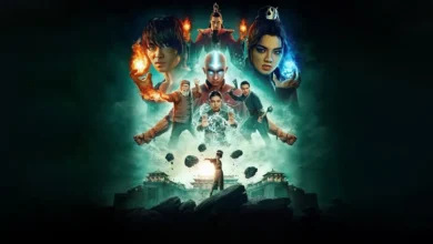 Avatar: O Último Mestre do Ar - Temporada 2: pôster oficial da segunda temporada com Aang, Katara, Zuko, Azula, Toph, Iroh e Ozai em destaque, cercados pelos elementos fogo, água e terra.