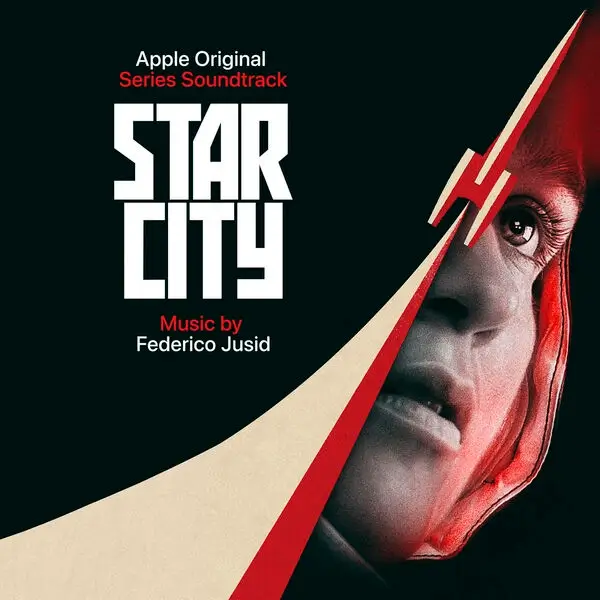 Capa da trilha sonora de Cidade das Estrelas (Star City), série derivada de For All Mankind, com música original composta por Federico Jusid.