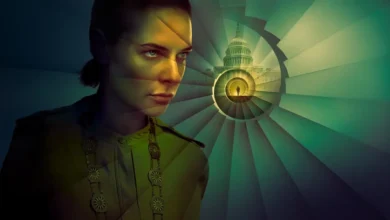 Rebecca Ferguson como Juliette Nichols no pôster da 3ª temporada de Silo (2026), com o Capitólio dos Estados Unidos ao fundo e elementos visuais que remetem aos mistérios da série.