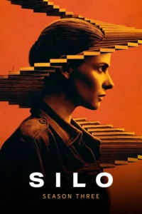 Pôster oficial da 3ª temporada de Silo (2026) Pôster oficial da 3ª temporada de Silo (2026), destacando Rebecca Ferguson como Juliette Nichols diante de uma escadaria em espiral que simboliza os níveis do silo.