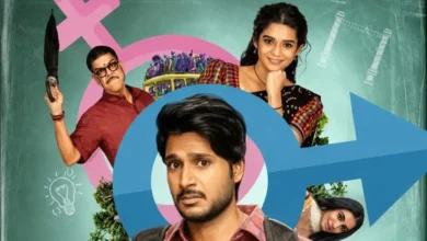 Imagem promocional da série Super Subbu (2026), da Netflix, mostrando o protagonista ao centro cercado pelos principais personagens sobre um fundo com símbolos de gênero e elementos gráficos coloridos.