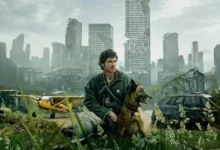 Jacob Elordi como Hig em Ponto Sem Retorno (2026), filme pós-apocalíptico dirigido por Ridley Scott