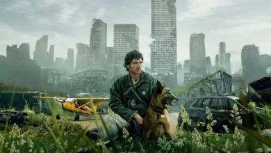 Jacob Elordi como Hig em Ponto Sem Retorno (2026), filme pós-apocalíptico dirigido por Ridley Scott