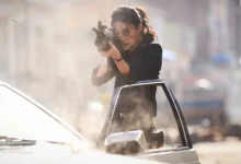 Atriz Hoyeon em cena de ação de Hope: O Primeiro Impacto (2026), suspense de ficção científica sul-coreano