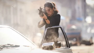 Atriz Hoyeon em cena de ação de Hope: O Primeiro Impacto (2026), suspense de ficção científica sul-coreano