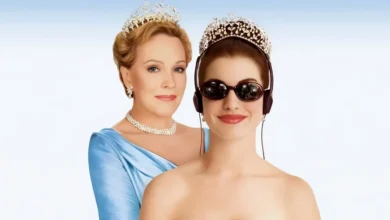 Julie Andrews e Anne Hathaway em O Diário da Princesa (2001), como Rainha Clarisse e Mia Thermopolis