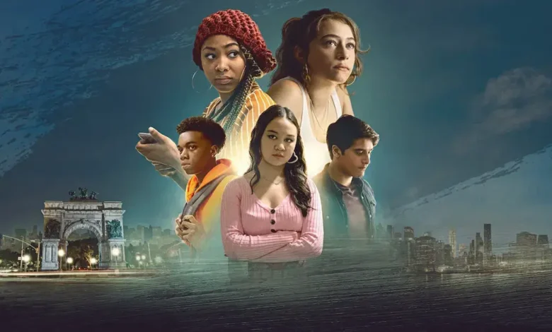 Odley Jean, Odessa A'zion, Maliq Johnson, Amalia Yoo e Amir Bageria em Grand Army, série da Netflix de 2020