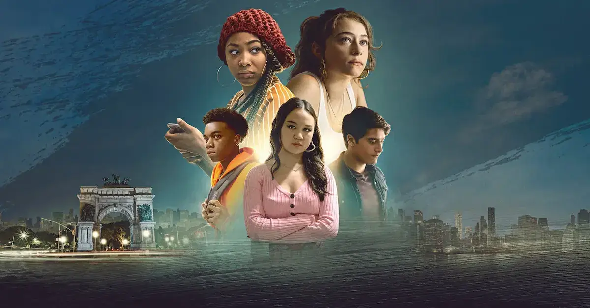 Odley Jean, Odessa A'zion, Maliq Johnson, Amalia Yoo e Amir Bageria em Grand Army, série da Netflix de 2020