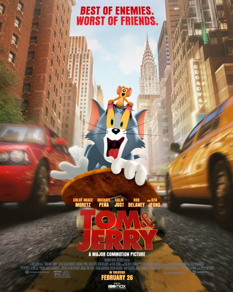 Novo pôster de Tom & Jerry: O Filme