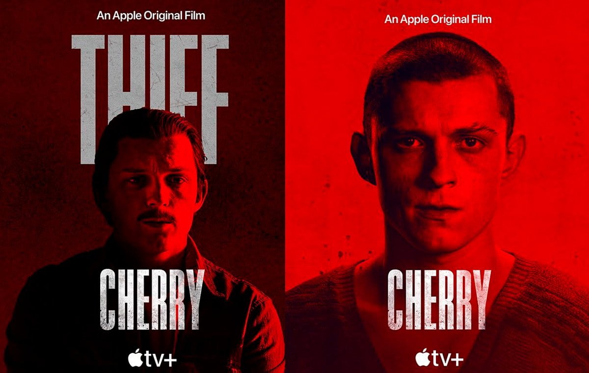 Cherry | drama com tom holland ganha cartazes