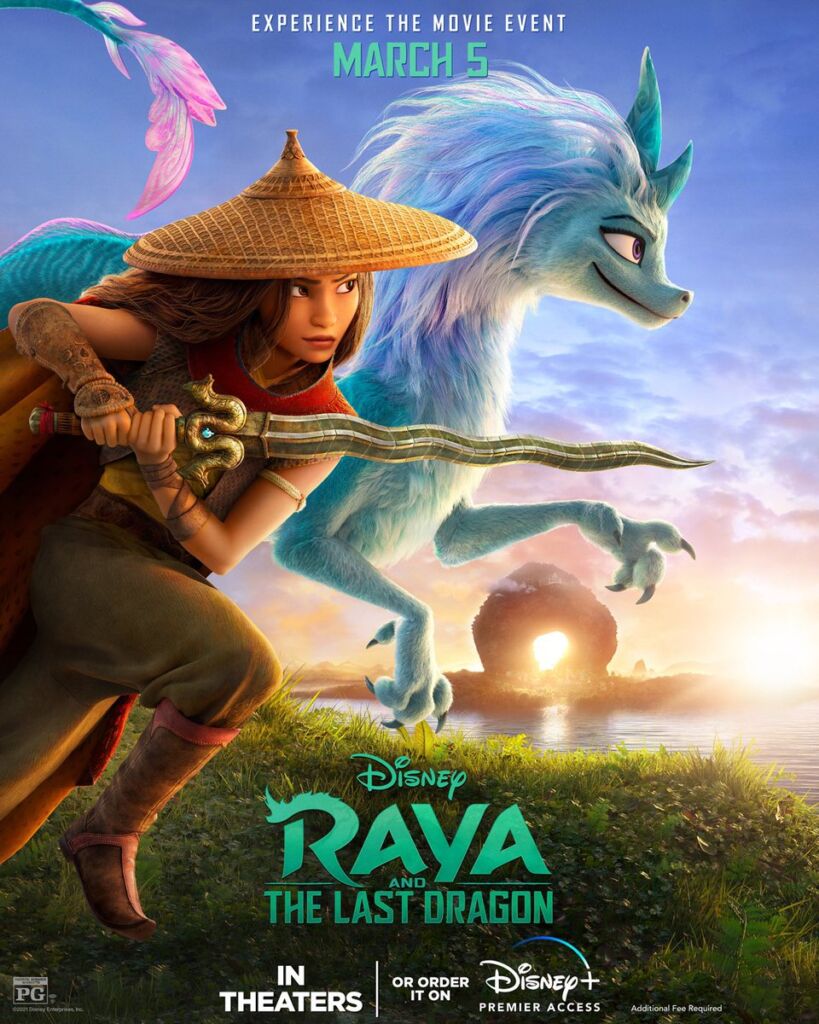 Raya e o último dragão poster