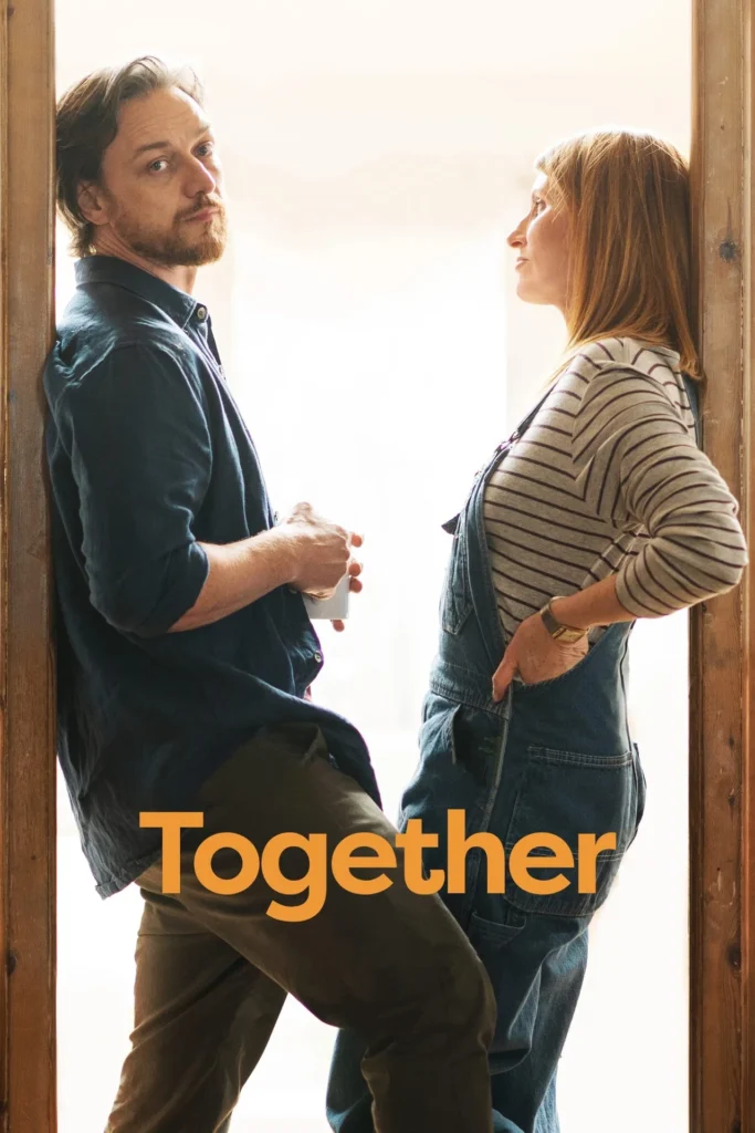 Pôster de Together com James McAvoy e Sharon Horgan durante o lockdown