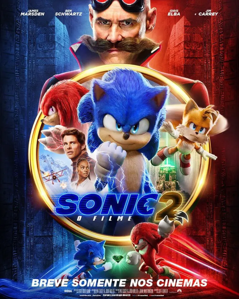 Sonic 2 O Filme poster 2 1 Sonic-2-O-Filme-poster-2
