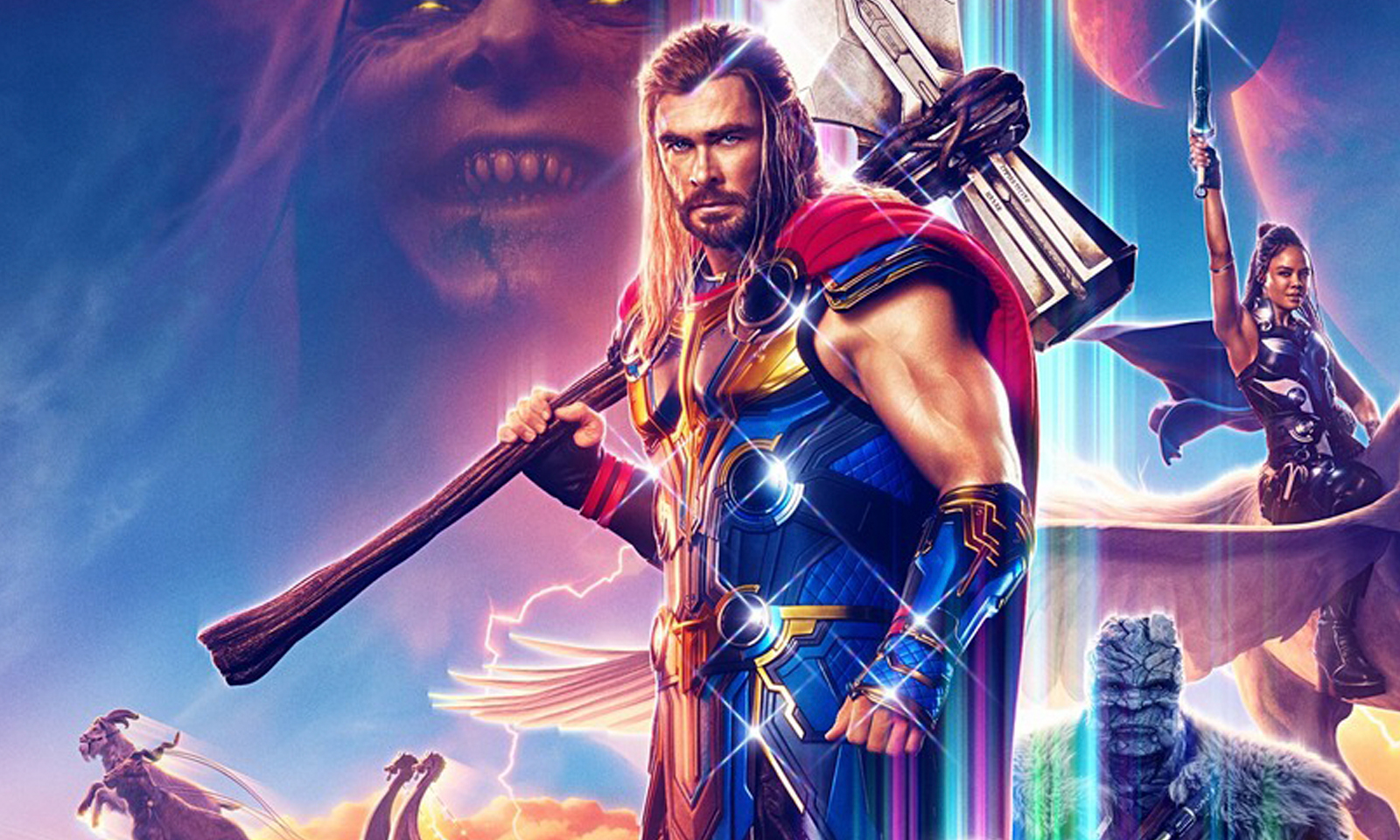 Novo pôster de "Thor: Amor e Trovão"