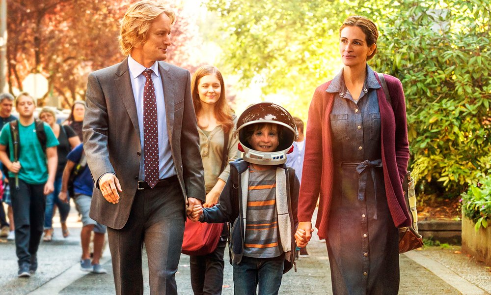 Os Atores Owen Wilson, Jacob Tremblay E Julia Roberts Em Extraordinário