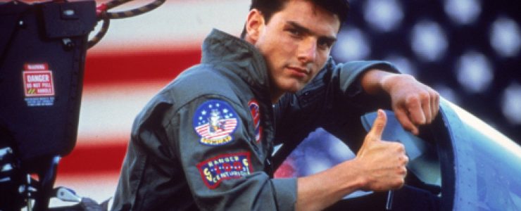 Tom Cruise em Top Gun - Ases Indomáveis (1986)
