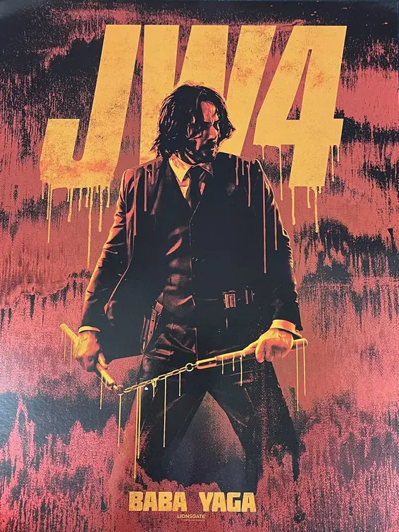 Pôster de John Wick 4 Pôster de John Wick 4