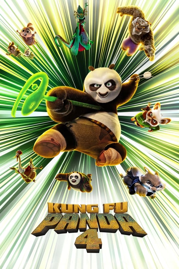 Pôster de kung fu panda 4